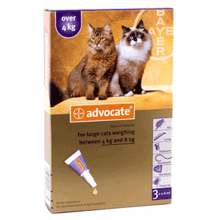Advocate Large Cat 4-8kg (9-18lbs), 3 Pack