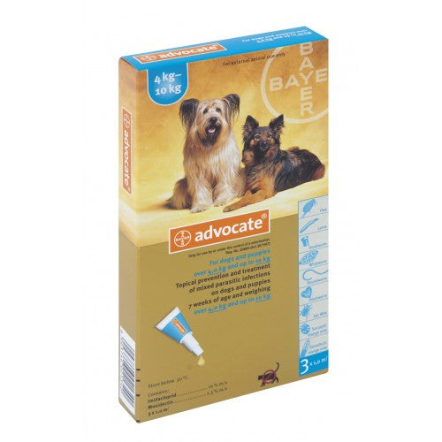 Advocate for Medium dogs 4-10kg (8.8-22lbs), 3 Pack